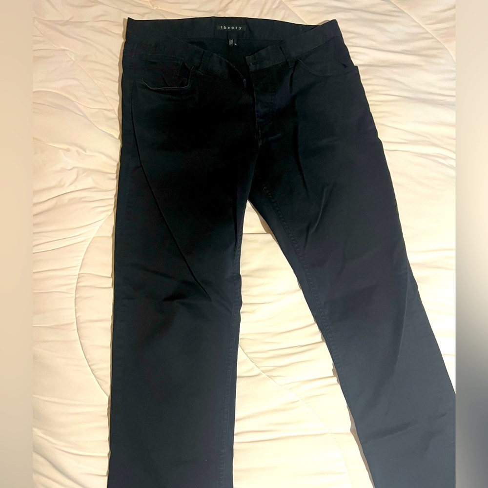 Theory Mens Black Pants Size 32